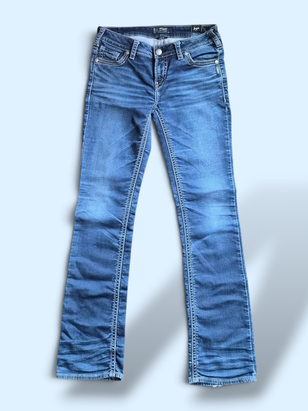 Silver Jeans Co Suki Joga Jeans W31 L33 Bootcut Stretch Medium Wash